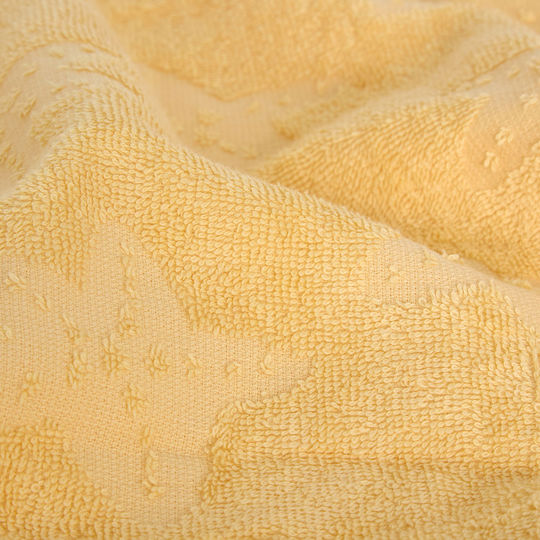 Baby Poncho Bathrobe Hooded Sea Yellow 55x70cm