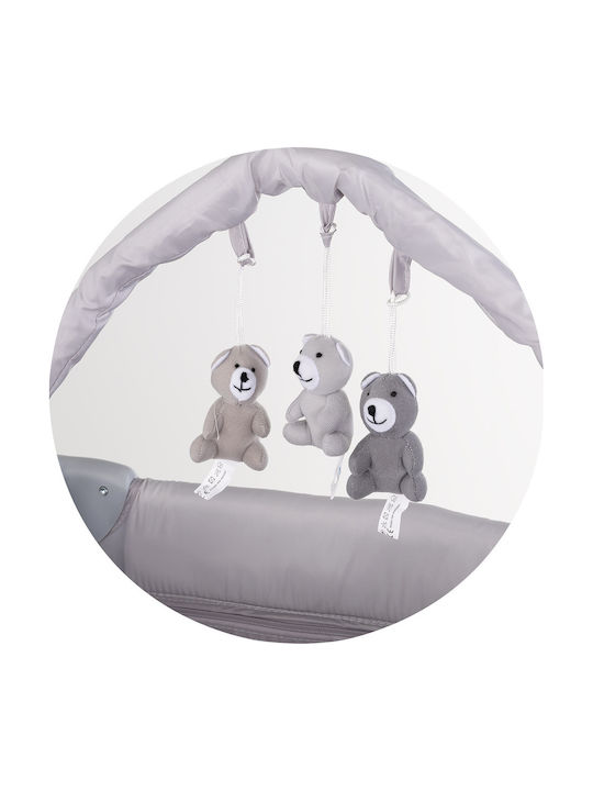 Chipolino Luna Кошара За Игра Две Нива С Маса За Повиване И Матрак 128x71cm