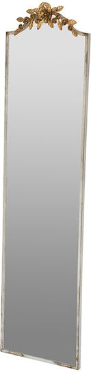 Artekko Alcott Full-Length Wall Mirror With White Metallic Frame 180x46cm