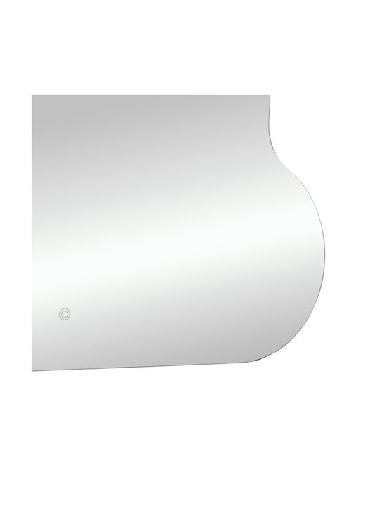HomeMarkt Torch Като Огледало за Стена с LED Осветление 68x88см 1бр