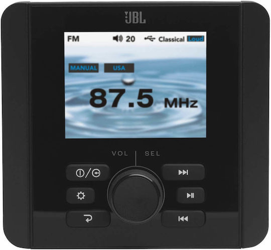 Ηχοσύστημα Marine Jbl Jam5000n Ράδιο Am Fm Bluetooth Usb Οθόνη Tft 2.8″ Μαύροjbl Jam 5000n