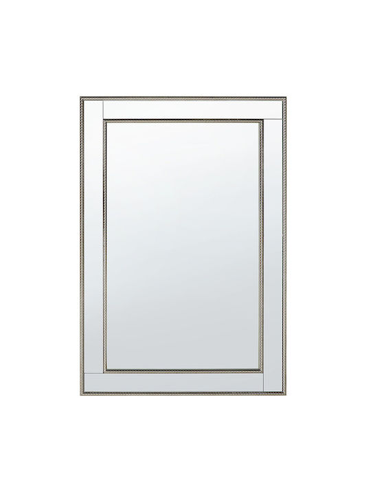 Oglindă de Perete Argintie Fenioux 90 cm