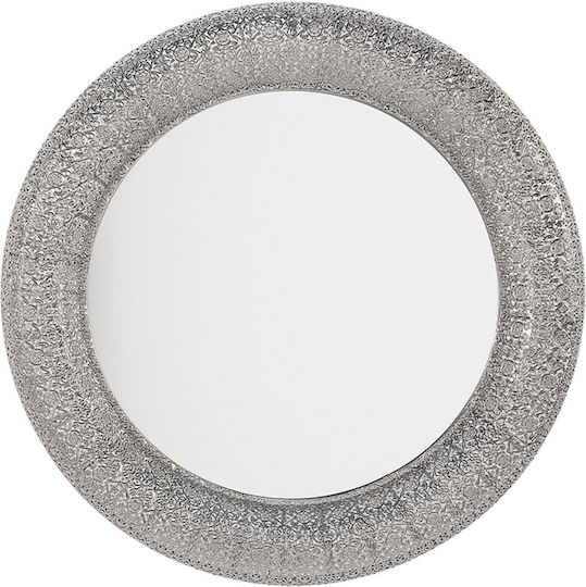 80 cm Silber Wandspiegel Channay 80 cm Silber Wandspiegel Channay