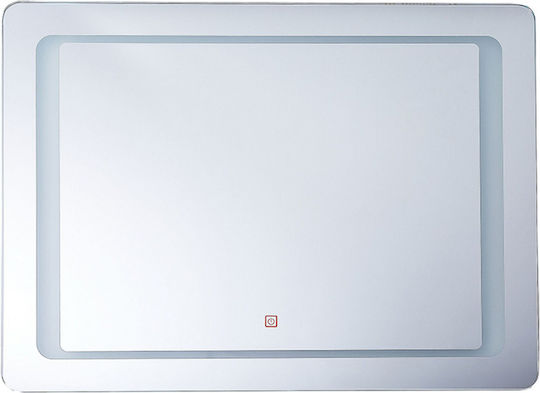 Wandspiegel 60 x 80 cm Silber Wassy Wandspiegel 60 x 80 cm Silber Wassy