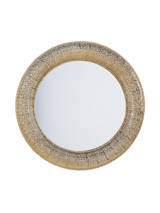80 cm Gold Wandspiegel Channay