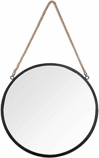 Mirrors & More Nina Черен Диаметър 40см Mirrors & More Nina Черен Диаметър 40см