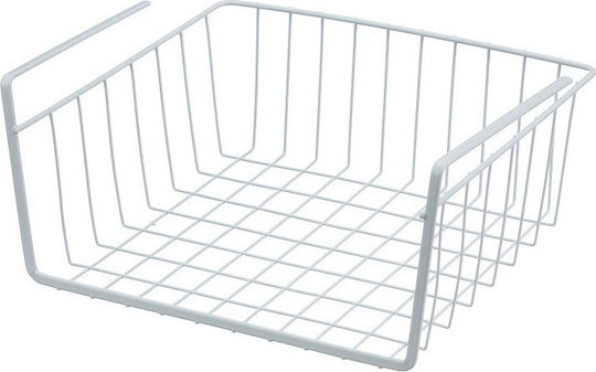 Metaltex Κρεμαστό Ράφι Babatex Μεταλλικό 50x26x14εκ. Λευκό