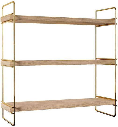 Hanah Home Настолна Метална Стойка 45x16x40см Жълта