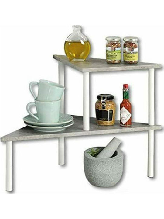 Kesper Tabletop Metal Base 53x38x38cm White
