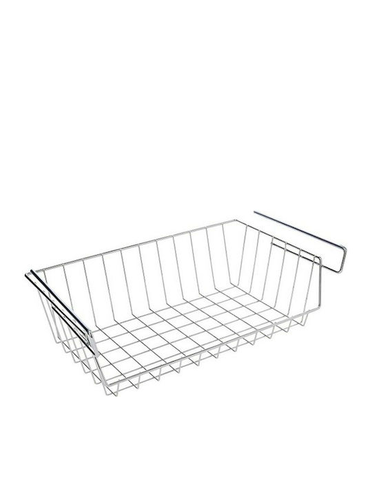 Wenko Raft Suspendat Metalic 44x15x15 cm Argintiu
