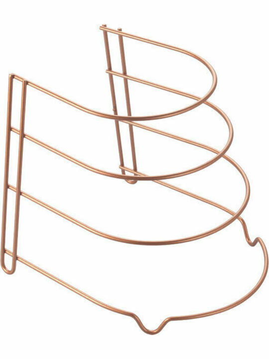 Metaltex Metal Pot and Pan Base Canyon 27x23x23cm Rose Gold