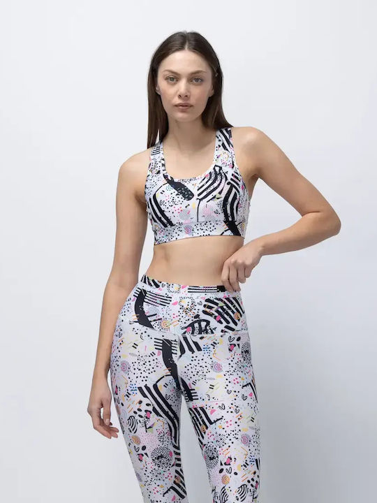 Women's Athletic Sports Bra White