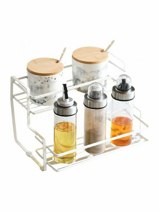 Lalos Tabletop Metal Base 26x20x17cm White