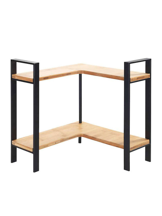Wenko Επιτραπέζια Βάση Lou Ξύλινη 30x30x33εκ. Μαύρη