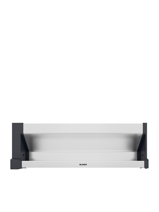 Blanco Metal Cupboard Shelf Silver