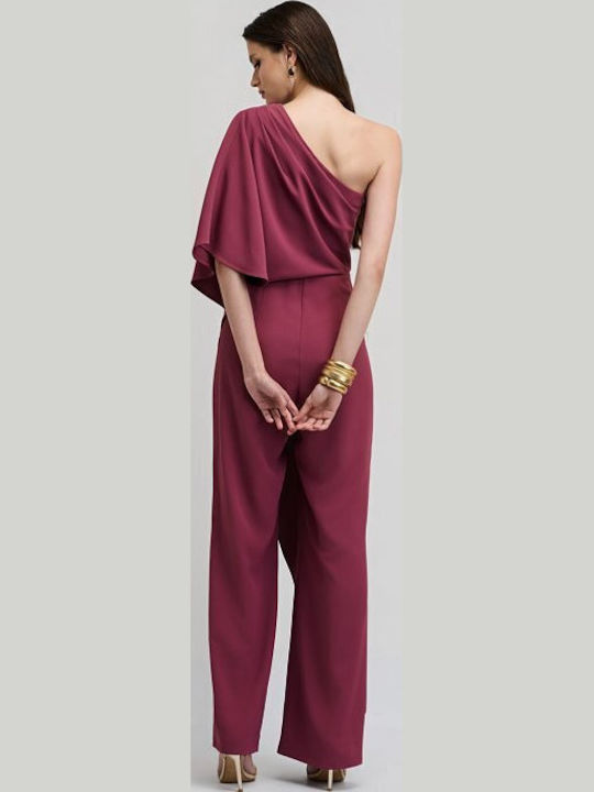 Women's One-piece Jumpsuit Burgundy