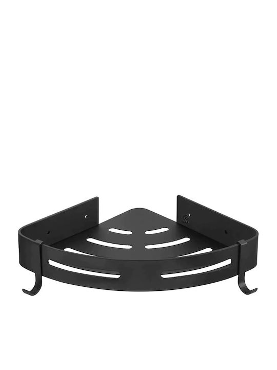 Raft De Perete Inox 20x29x4.5cm Negru