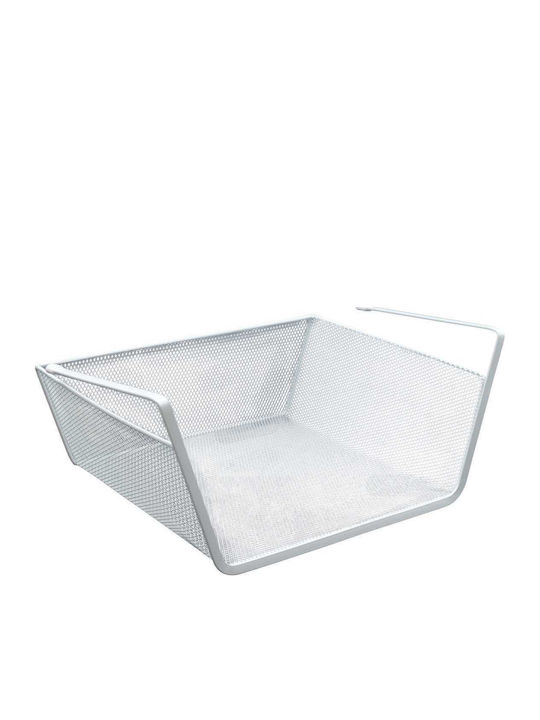 Uncle George Κρεμαστό Ράφι Μεταλλικό 31x25x13εκ. Λευκό