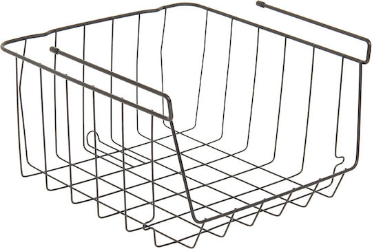 5Five Κρεμαστό Ράφι Μεταλλικό 30x32x18.6εκ. Μαύρο