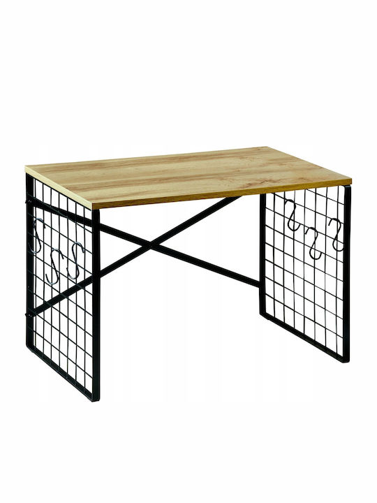Kesper Metal Microwave Oven Stand 52x32.5x36.5cm Black