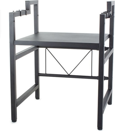 Inox Mikrowellenständer 68x51x36cm Schwarze