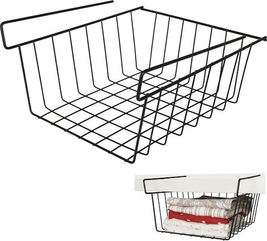 Vilde Pendant Shelf Metal 27.5x25x14cm Black