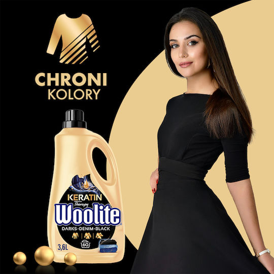 Woolite Flüssig Waschmittel für Schwarz Kleidung 3.6lt (60 Messbecher)