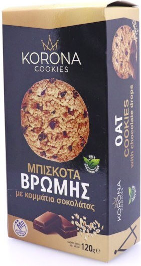 Korona Biscuits Oats With Chips Chocolate 1pcs 120gr