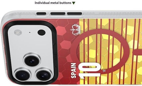 Benks D3 Football Theme Magsafe Hard Silicone Case German Will Apple iPhone 17 Pro Max