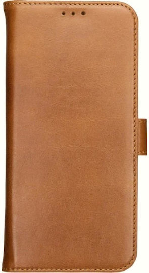 Handyhülle Oneplus Nord 6 Rosso Deluxe Leder Brieftasche Braun 8719246588839
