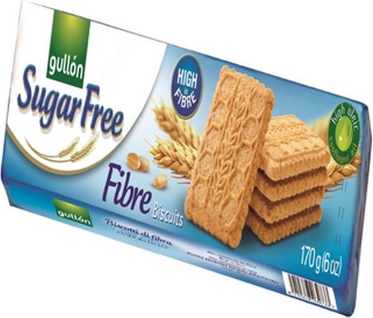 Gullon Kekse Fibre Biscuits Zuckerfrei 1Stück 170gr