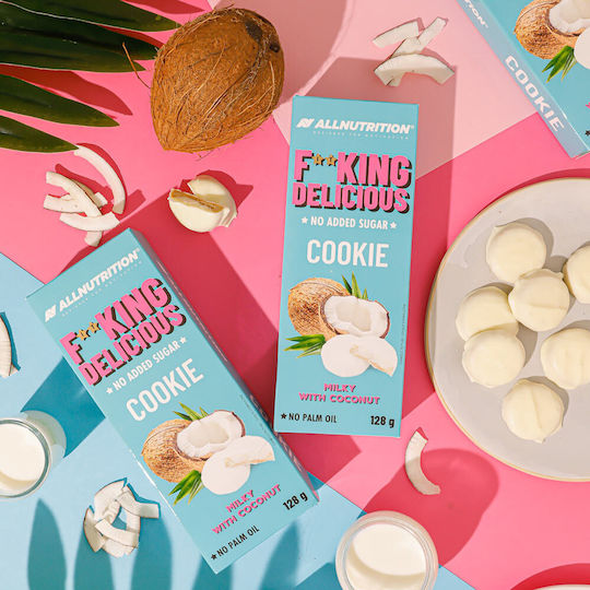 AllNutrition Biscuits With Topping & Filling Coconut 1pcs 128gr