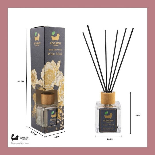 Diffuser Eco Bath London mit Duft White Musk 100ml