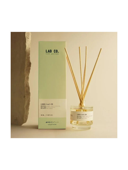 Αρωματικό Χώρου Στικς 200ml Lemon & Salt #8 Diffuser Lab Co