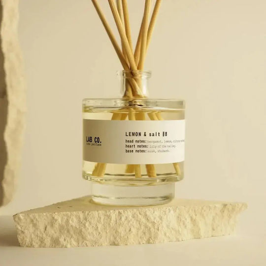 Αρωματικό Χώρου Στικς 200ml Lemon & Salt #8 Diffuser Lab Co