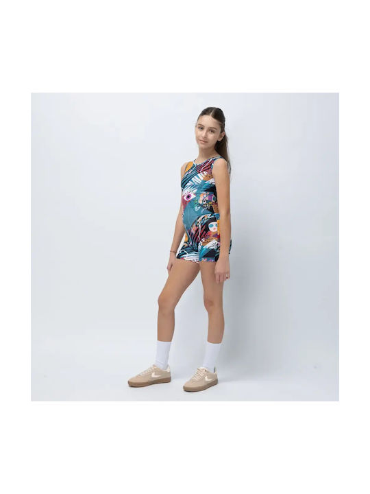 Girls’ Unitard Blue Seen Vasiliki