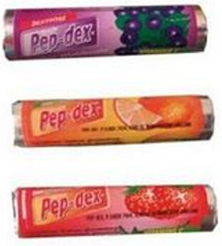 Карамели Pep-dex Плодови 5г Брой