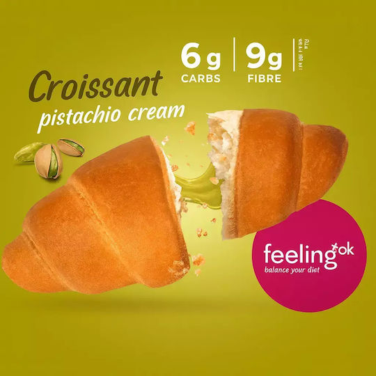 Protein-Croissant gefüllt mit Pistaziencreme No Carbs Feelingok 65g