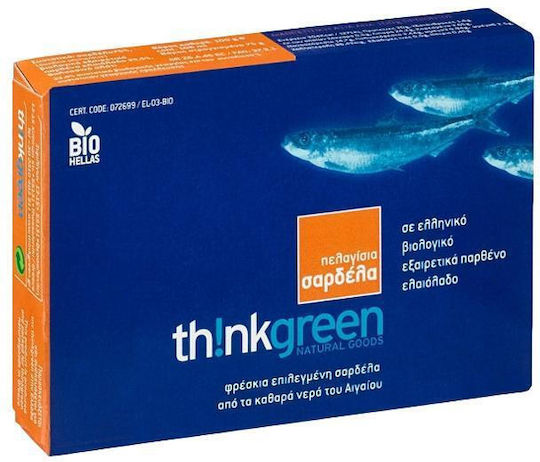 Th!nk Green Natural Goods Σαρδέλες 100gr