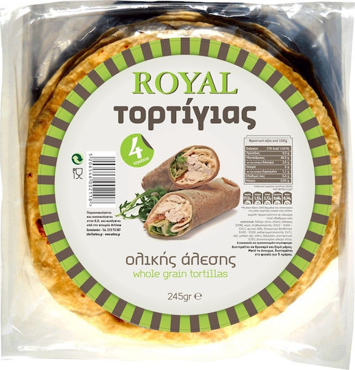 Royal Whole Wheat Tortilla 25cm 245gr 4 Pieces 02.1.124