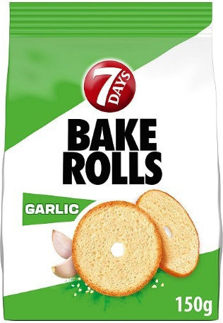 7 Days Bake Rolls Σκόρδο 150gr 1-49319