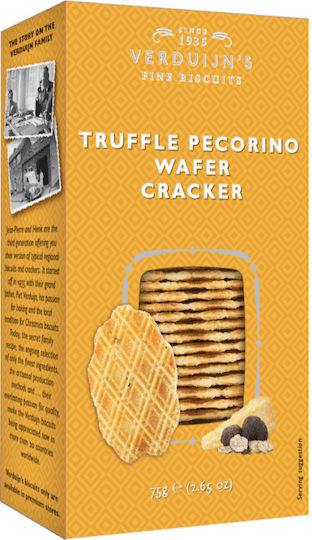 Verduijn's Crackers Pecorino & Truffle 75gr