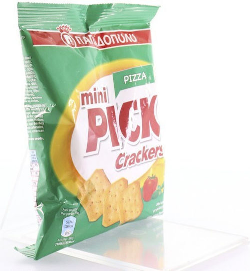 Παπαδοπούλου Crackers Mini Pick Crackers Pizza με γεύση Pizza 70gr