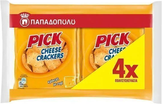 Papadopoulou Kekse PIck mit Geschmack Käse 4x45gr