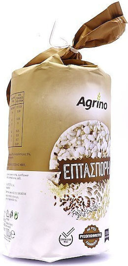 Agrino Reiswaffeln Siebenkorn mit Geschmack Siebenkorn Glutenfrei 100gr
