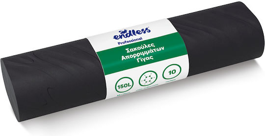 Endless Торби за смет Капацитет 150л 85x110см 10 броя Черни