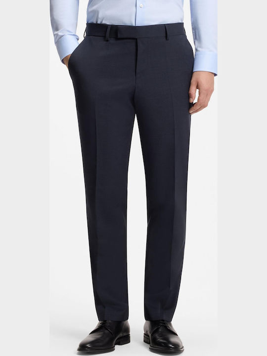 Winter Men's Groom's Suit with Slim Fit Blue