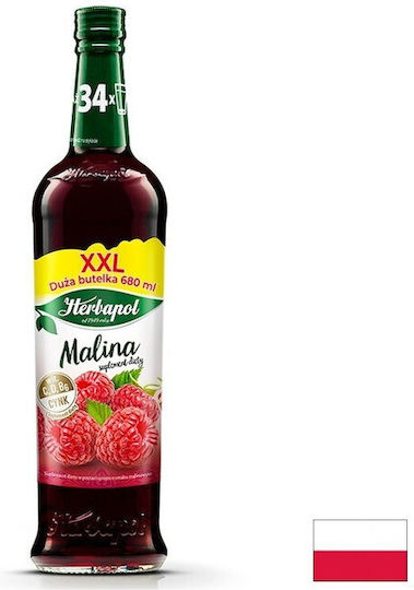 Sirop de Fructe de Zmeură cu Vitamina C 680 Ml
