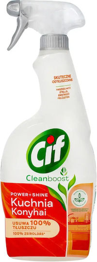 Cif Power & Shine Spray de Curățare Unsoare 750ml 1buc
