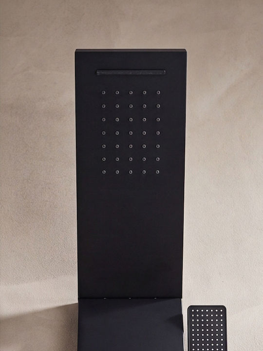 Naron Στήλη Υδρομασάζ 120cm Μαύρη